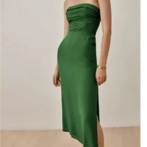 Reformation Green Maxi Dress